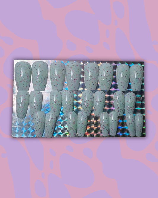 Medium Coffin Fit Kit – Pastel Fruit Tingle Press-On Nails | Free Shipping + 40% Off Next Set
